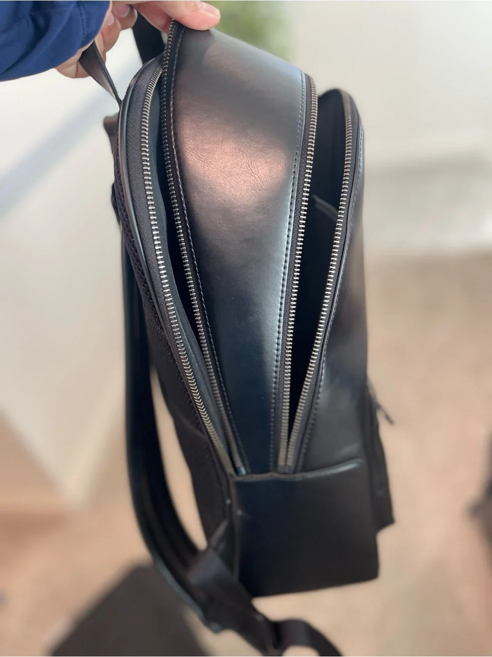 PEDRO  Quilted Front-Pocket  Backpack